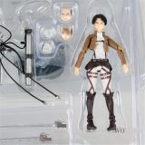 Attack on Titan Anime Figure Toys PVC Eren Jaeger #207 Mikasa #203 Levi Ackerman #213 Action Figurine Model Doll Brinquedos Gift
