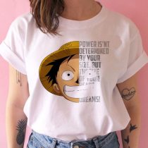 One Piece tshirt female 2020 couple  print t shirt plus size