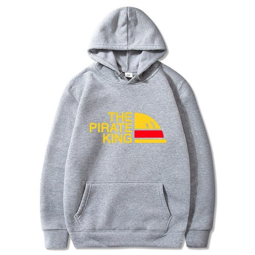 One Piece Hoodie Men Japanese Anime Hoodies Mens The Pirate King Luffy Hooded Sweatshirt Winter Autumn Fleece Pullover Youth