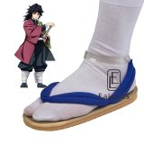 Anime Demon Slayer Kimetsu No Yaiba Cosplay Shoes Kamado Tanjirou Kamado Nezuko Agatsuma Zenitsu Flip Flops Sandals With Socks