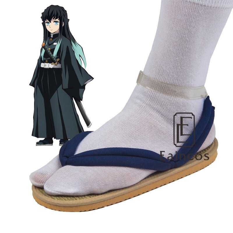 Anime Demon Slayer Kimetsu No Yaiba Cosplay Shoes Kamado Tanjirou