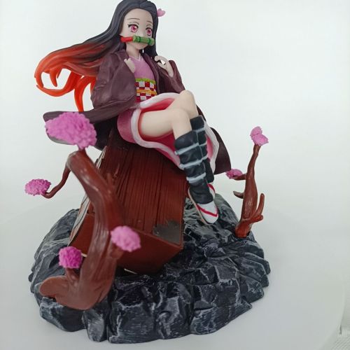 Anime Figure Demon Slayer Kamado Kamado Nezuko PVC Action Figure Toy Kimetsu no Yaiba Statue Adult Collectible Model Doll Gift