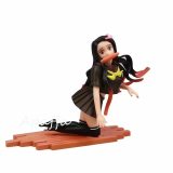 25cm Demon Slayer Kimetsu no Yaiba Nezuko Kamado School Uniforms PVC Action Figure Anime Figure Sexy Girl Model Toys Doll Gift