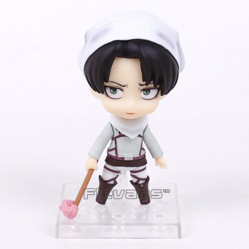 Attack on Titan Levi Cleaning Ver. 417 390 Eren 375 PVC Action Figure Collectible Model Toy