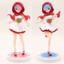 Anime Re:Life in a different world from zero Rem Red Hood Ver. PVC Action Figure Collectible Model Toys Doll Gifts