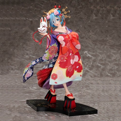 15cm Re:Life In A Different World From Zero Rem Action Figure  Anime PVC Oiran Dochu Ver. Collection Model Dolls Toys for Gifts