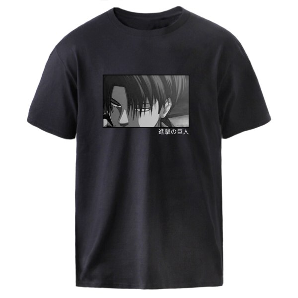 T-shirts Attack on Titan Print Anime Character Casual Loose Male T shirt Summer Short Sleeve O Neck Graphic Streetwear Tee Shirt