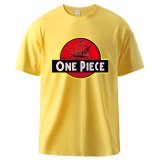 One Piece T shirt Man Cool Fashion Japan Anime Luffy Print T shirt Top Casual Cotton Short Sleeve Tops Male Loose Fit T shirts