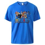 One Piece Nami Usopp Print Short Sleeve Tshirt Man Causal 100% Cotton Sportswear Tee 2020 Summer Male Causal Streetwear Tshirt