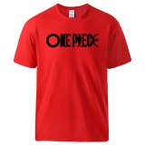 One Piece Anime Tshirts Man The Pirate King Luffy T shirts Tee 2020 Spring Summer Cotton Sportswear Short Sleeve Top Tee Homme