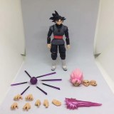 Dragon Ball SHF Zamasu Goku Black Battle Scence Cosplay Decor Collectible Toys for Children Dragon Ball Super Model Dolls Zamasu