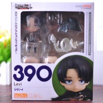 Gsc390# Levi Clay Doll Attack On Titan Action Model Toys For Children Eren Yeager Levi Ackerman Face Changing Collectible Figure