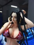 Hot Sexy Girl Movie & TV  One Piece Boa Hancock Anime Figure POP Toys Cheongsam Can Remove  Doll Model 38cm Brinquedos Gift