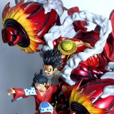 Anime 50cm Statue One Piece Monkey D Luffy GK Gear Fourth Snakeman Action Figure Model Toys Statue Collection Toy Doll Gift