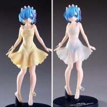 Anime Figure Toy Rem Model RE: ZERO-Starting Life in Another World Ram Dress PM Hand-made Collection Ornament Box Gift for Youth