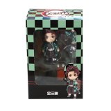 Anime Figure Toys Demon Slayer Q Version Tanjiro Nezuko Zenitsu Moedel Articulated Movable Joints Ornaments Doll Teenagers Gift