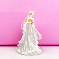 Japan Anime15cm Sailor Moon Dress Queen Action Figure PVC Wedding Dress Collection Model Toys Dolls Gifts Collections For Girls