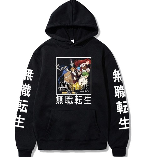 Mushoku Tensei Hoodies Casual Anime Hoodie Sweatshirt