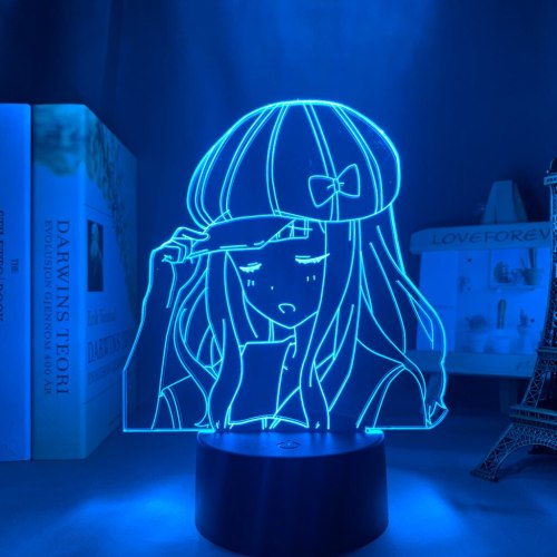 Room 3d Lamp Anime Kaguya Sama Love Is War Chika Fujiwara Figure Led Light for Bedroom Decor Nightlight Manga Birthday Gift
