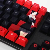 Kaguya-sama: Love Is War Shinomiya Kaguya Keycap Cool Man Anime Keycap Mechanical Keyboard Fashion Kaycaps