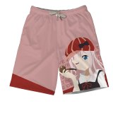2020 Summer 3D Print Shorts Anime Kaguya sama: Love Is War Casual Short Pants Sweat Pockets Cosplay Jogger Fitness cropped pants