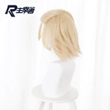 Anime Tokyo Revengers Sano Manjiro Cosplay Wig Mikey Light Blonde Short Hair Heat-Resistant High Temperature Wire