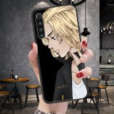 Tokyo Revengers Anime Phone Case For Xiaomi Redmi Note 7 8 9 10 7A 8T 9A 9T 9S 10S Pro black soft cover trend bumper 3D hoesjes