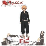 Japan Anime Tokyo Revengers Character Figure Stand 15cm Model Cosplay Manjiro Ken Takemichi Hinata Plate Acrylic Figure Props