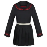 Anime Tokyo Revengers Shiba Yuzuha Sailor School Uniform Girls Skirt Suit Cosplay Costume Women Dress Black