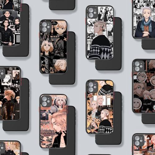 Draken mikey Tokyo revengers Avengers Phone Case matte transparent  For iphone 7 8 11 12 plus mini x xs xr pro max cover