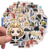 10/50/100PCS Anime Tokyo Revengers Stickers Cartoon Anime Graffiti Laptop Luggage Hand Account Decoration Stickers Toy Wholesale