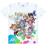 Lovelive! Love Live Print Tshirts Nico Yazawa Kotori Minami Nozomi Tojo Members Cosplay T-shirt Tops Summer Casual Tees T Shirt