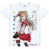 Lovelive! Love Live Print Tshirts Nico Yazawa Kotori Minami Nozomi Tojo Members Cosplay T-shirt Tops Summer Casual Tees T Shirt