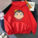 Ousama Ranking Print Hoodie New Women's Sweatshirt Warm Vintage Pullover For Men Ranking of Kings Tops Korean Round Neck Hoodie