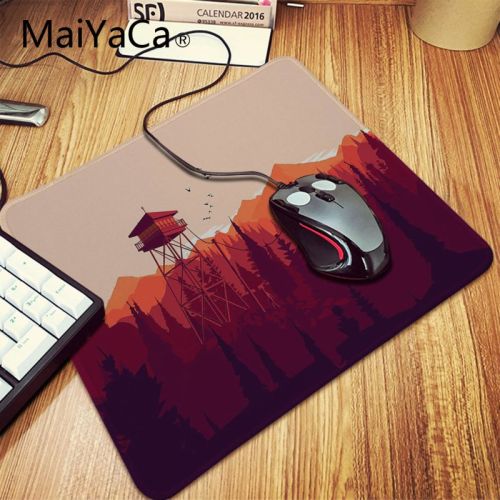 MaiYaCa Deep forest firewatch Laptop Gamer Mousepad Gaming Mouse Pad Large Locking Edge Keyboard 70x30 cm Deak Mat for Cs Go LOL