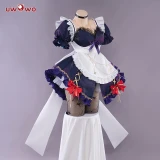 Authorization UWOWO Game Genshin Impact Mona Maid Dress New Cosplay Costume Cute Carnival Halloween Christmas