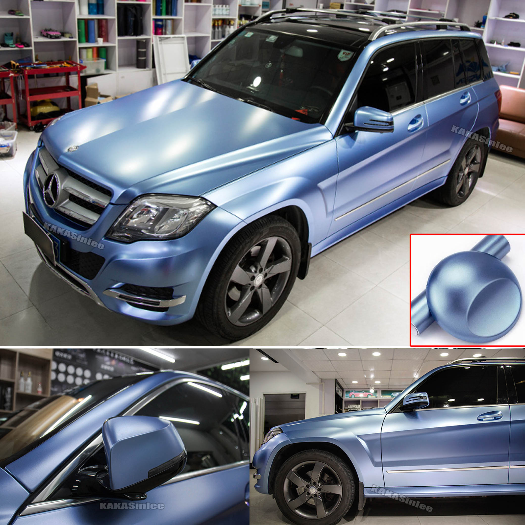 Satin Matte Chrome Metallic Vinyl Wrap