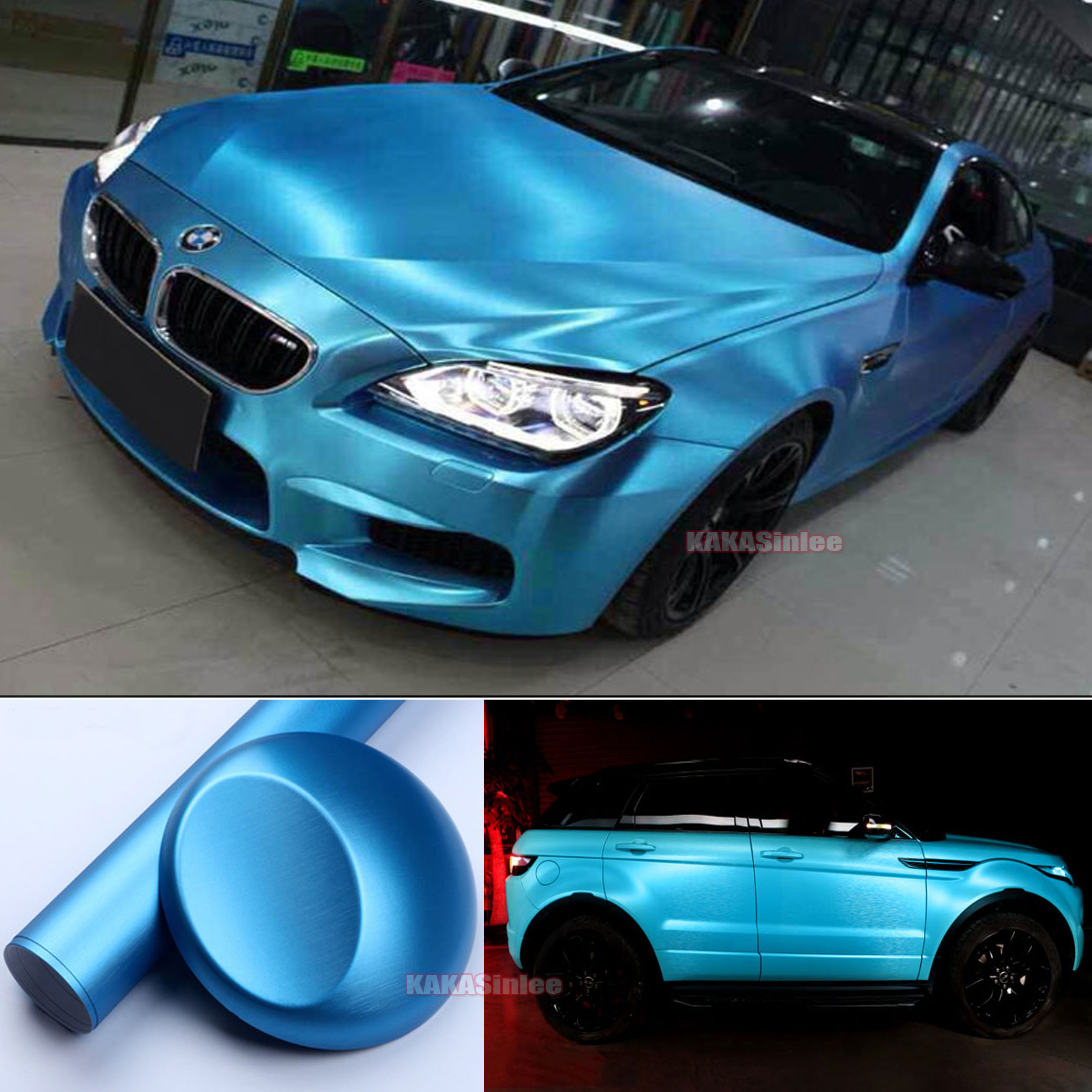 Satin Matte Chrome Metallic Vinyl Wrap