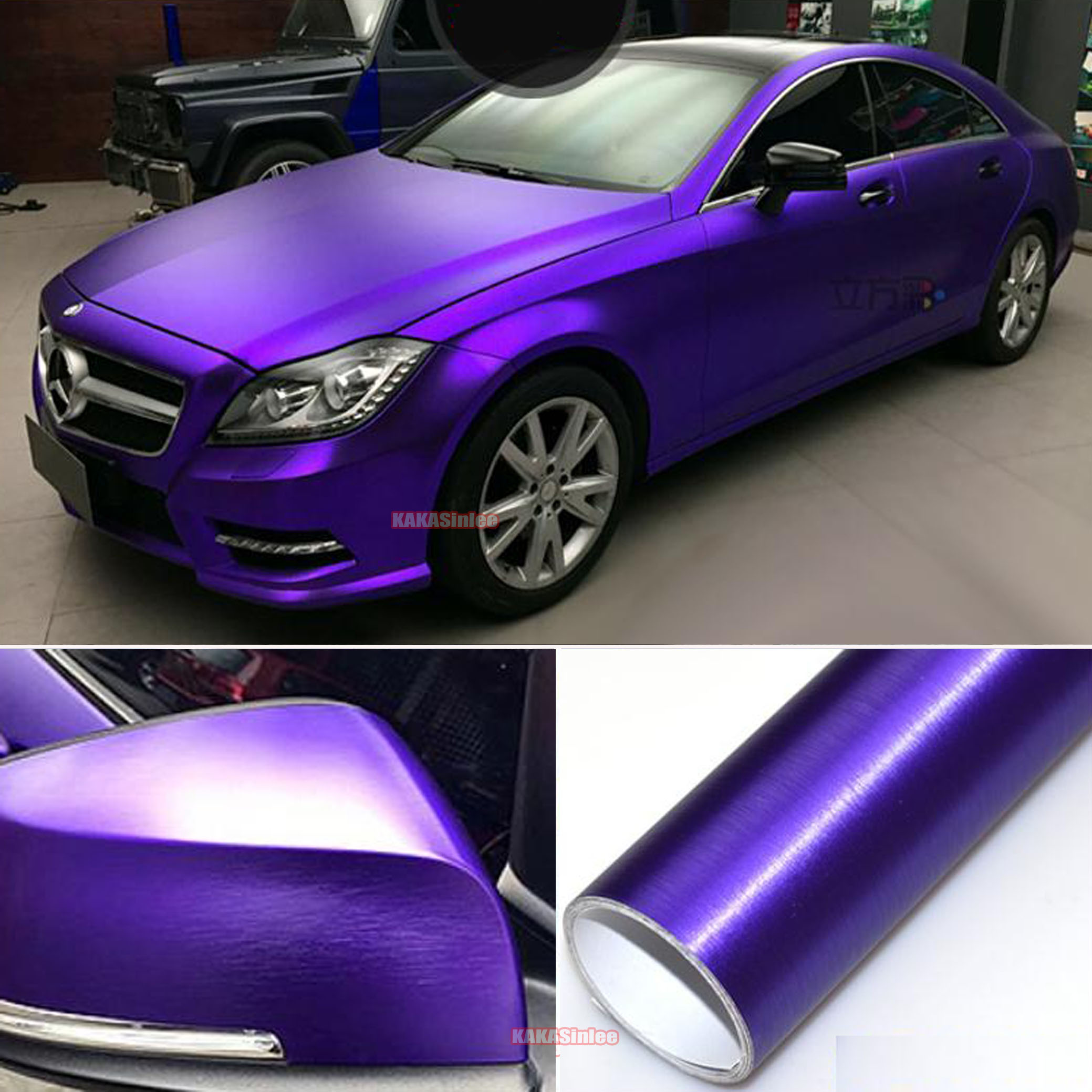 Satin Matte Chrome Metallic Vinyl Wrap