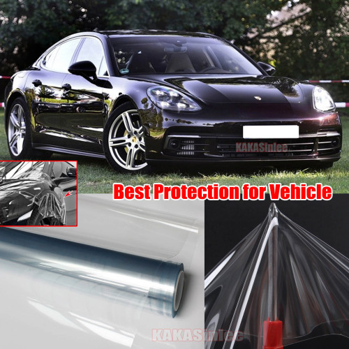 Stretch Car Invisible Cloth Clear Paint Protection Vinyl Wrap Sticker Air  Free