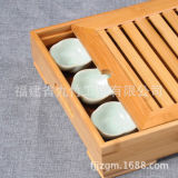 Tea Serving Tray Storage Chinese Bamboo Tea Tray Gungfu Tea Ceremony