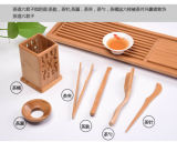 Chinese Cha Dao Set 6 Pieces Bamboo Tea Utensils Kongfu Tea Set Six Gentleman