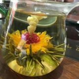 16pcs Different Kinds Blooming Flower Tea Handmade Artistic Blossom Flower Tea