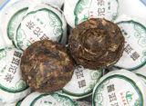 Organic Pu'er Tuo Tea Tuocha Pu-erh Raw Mini Tuo Cha 200g Bamboo Tray Pack