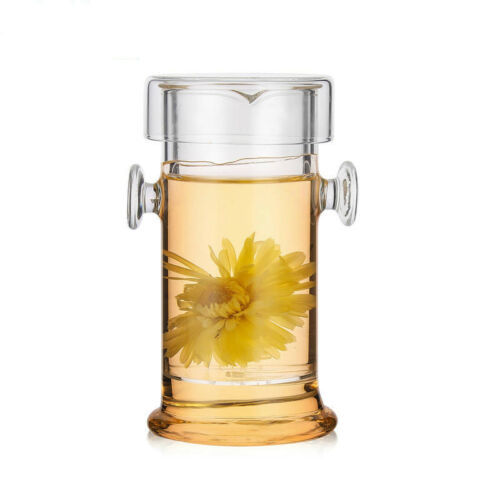 210ml Heat-resistant Glass Kungfu Teapot Puerh Black Oolong Tea infuser
