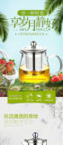 KAMJOVE A-02 Heat-Resistant Glass Art Tea Cup Teapot Gongfu Tea Maker 500ml