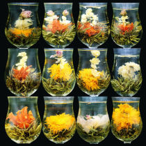10Pcs Handmade Chinese Green Artistic Blooming Flowering Flower Tea Ball Gift