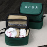 11 Pcs Travel Tea Sets Chinese Portable Ceramic Bone China Gaiwan Teacup Kung Fu