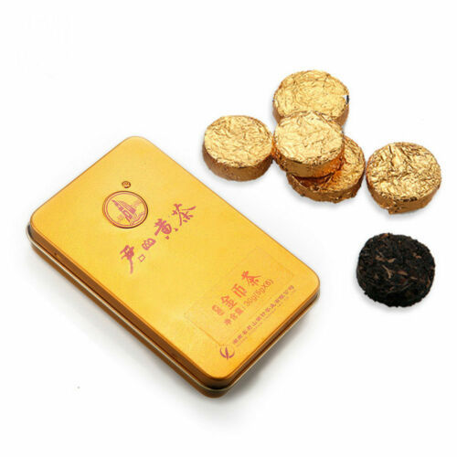 Hunan Junshan Huang Cha Jun Shan China Yellow Tea Mini Gold Coin Cake 30g Box