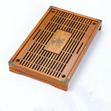 Solid Wood Tea Tray Drainage Water Storage Kung Fu GongFu Tea Table Serving Tray